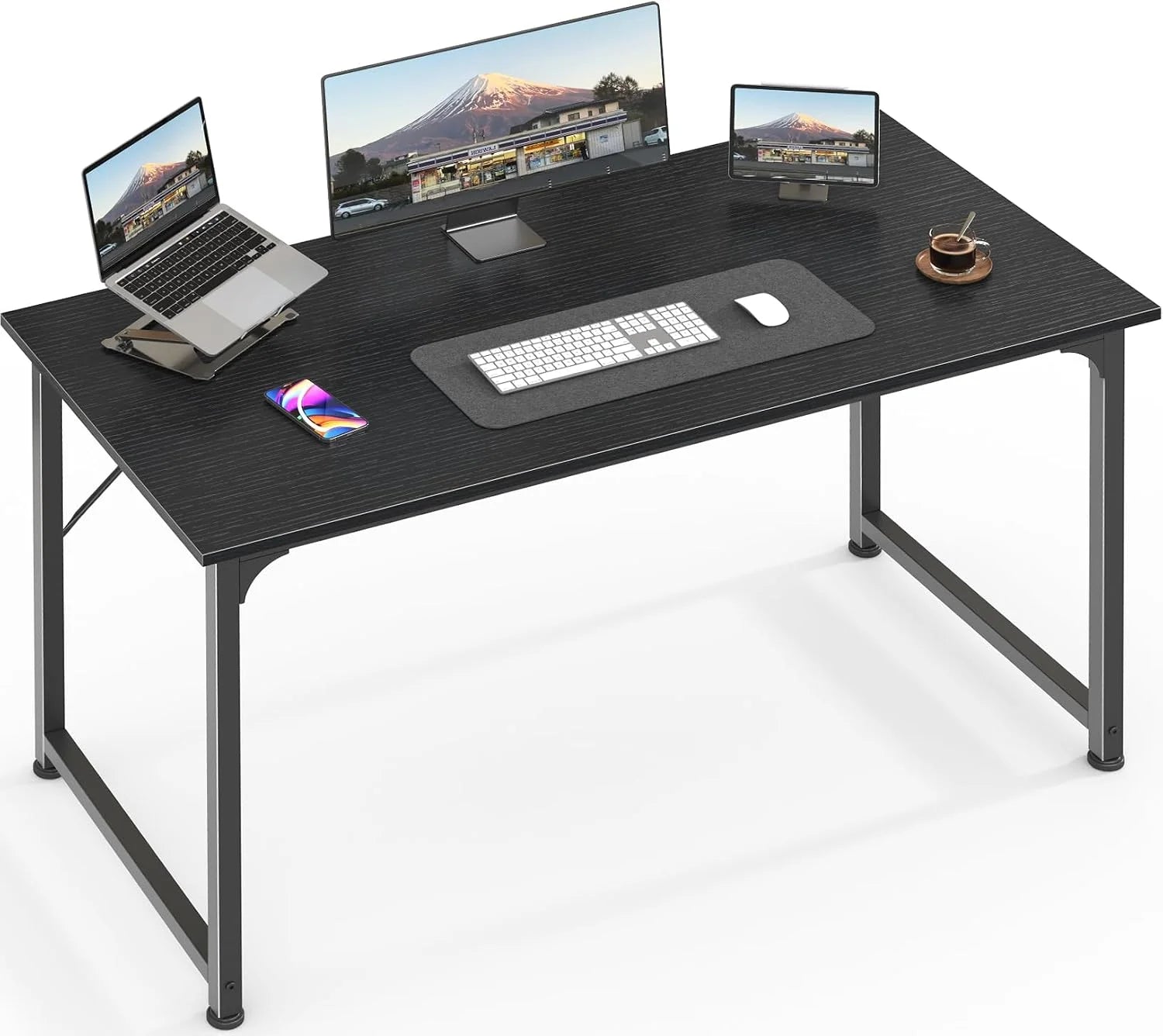 Lumi Discount Computer Desk, 55 Inch Home Office Desk - Image 18