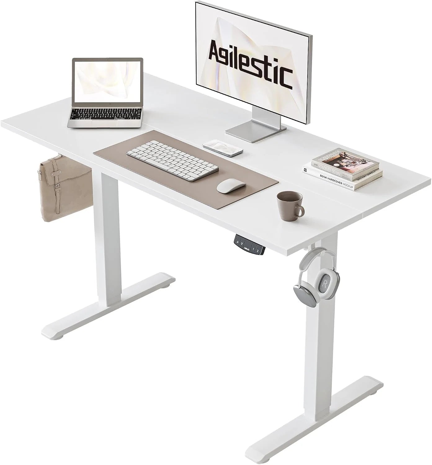 Lumi Discount Electric Standing Desk, 48 x 24 Inches Height Adjustable Desk - Image 5