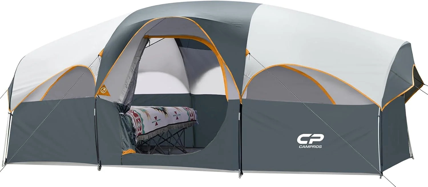 Lumi Discount CAMPROS CP Tent 8 Person Camping Tents, Weather Resistant Family Tent, 5 Large Mesh Windows - Image 7