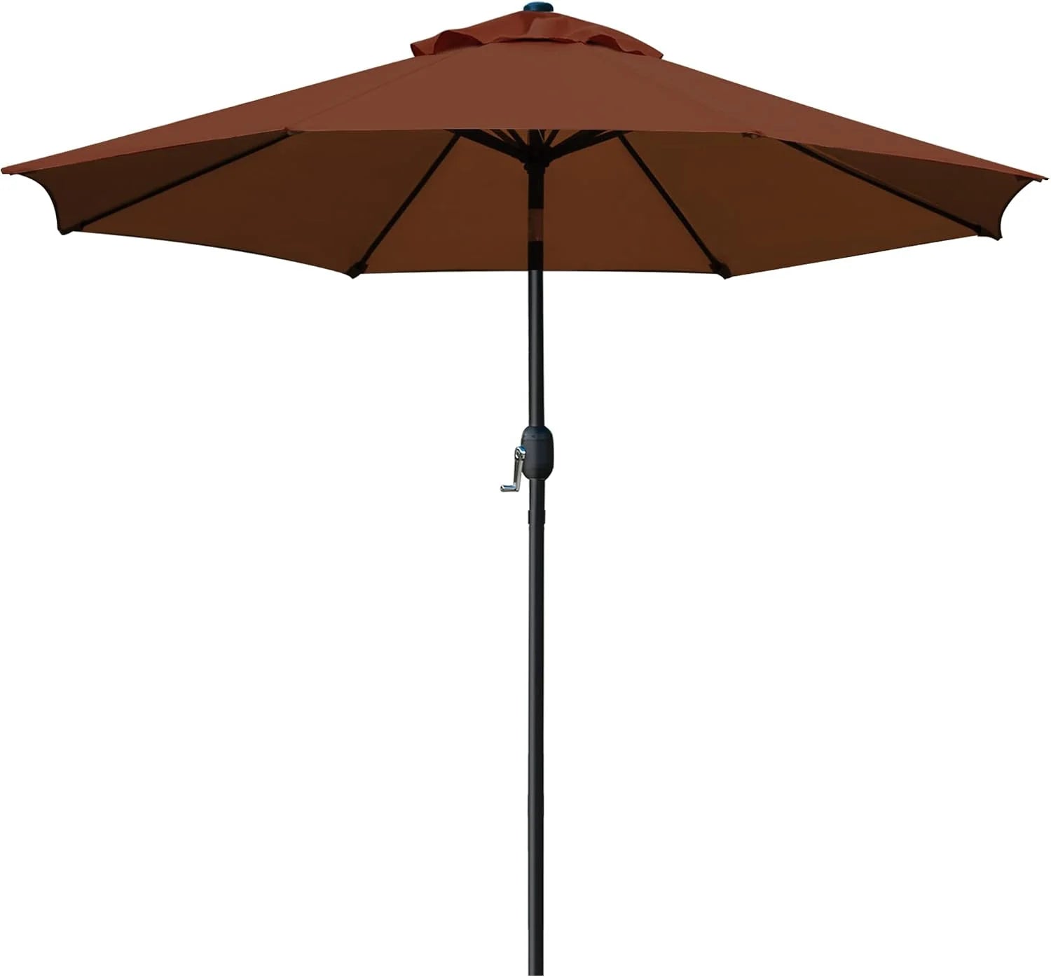 Discount Sunnyglade 9" Patio Umbrella Outdoor Table Umbrella with 8 Ribs Tan - Image 2