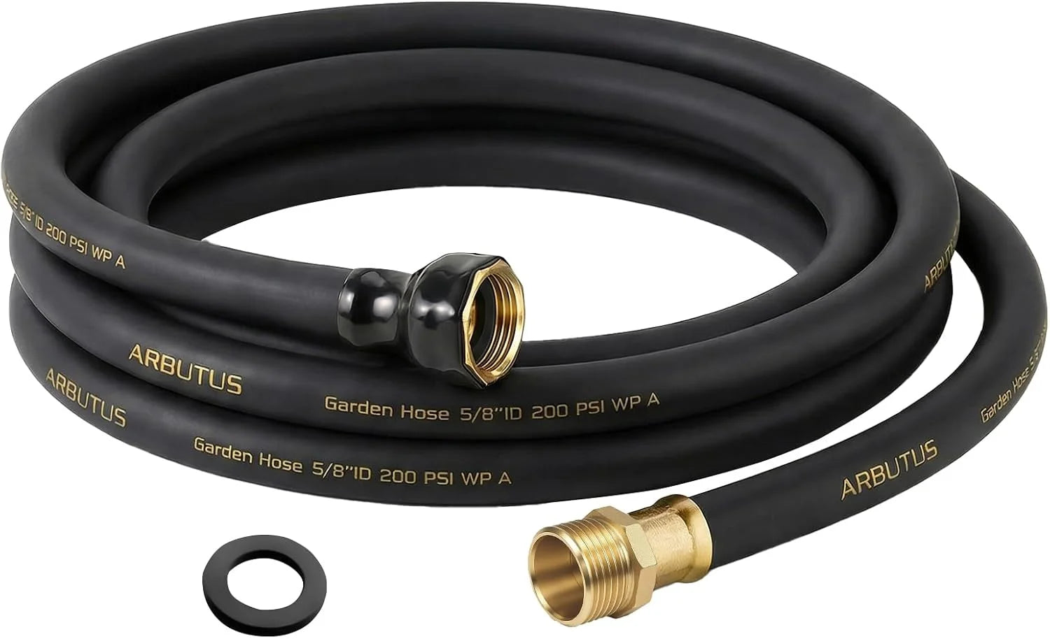 Lumi Discount Garden Hose 5/8 x 100ft, Brass Rubber Heavy Duty Water Hose 600 PSI Burst Pressure - Image 8