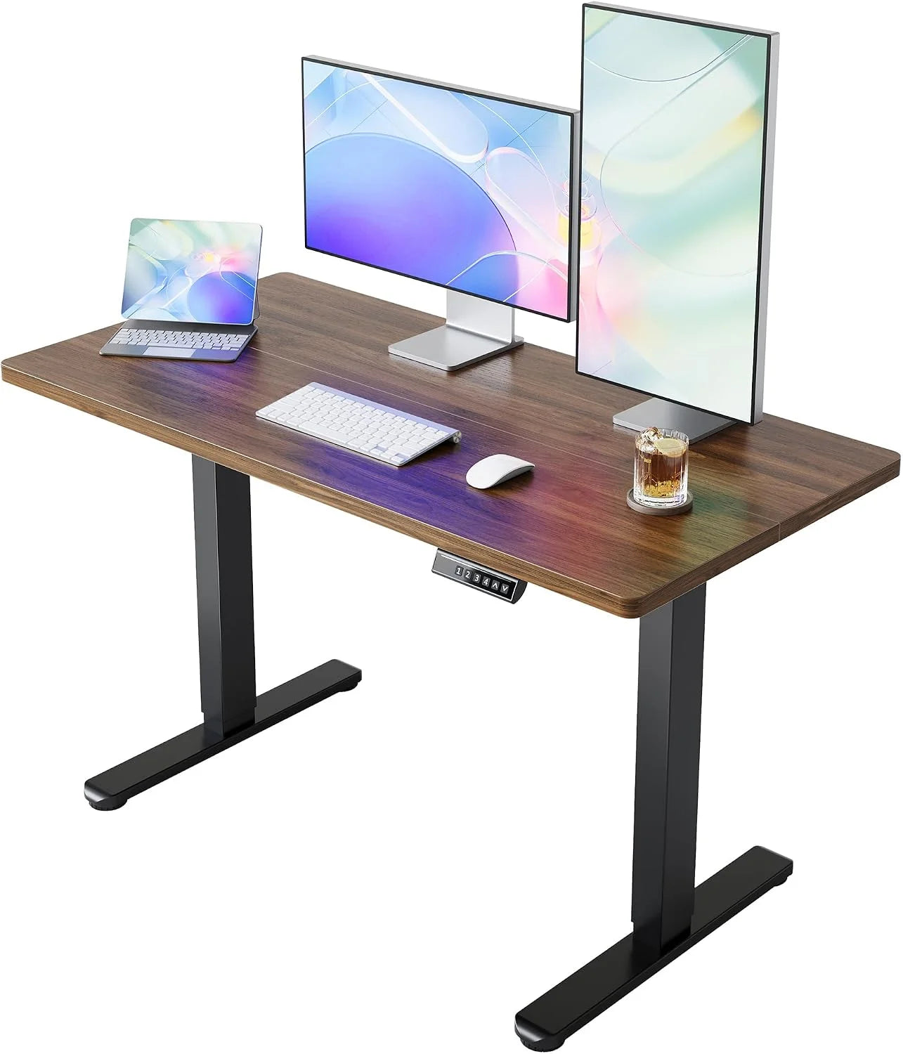 Lumi Discount HUANUO 32 Small Electric Standing Desk Adjustable Height, 4 Memory Height Settings - Image 9