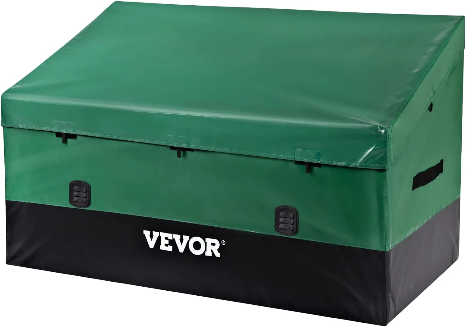 Lumi Discount Outdoor Storage Box, 230 Gallon Waterproof PE Tarpaulin Deck Box w/Galvanized Frame, All-Weather Protection - Image 2