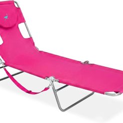 Lumi Discount Original Chaise 72 x 22 Inch Lounge Portable Reclining Lounger, Outdoor Patio