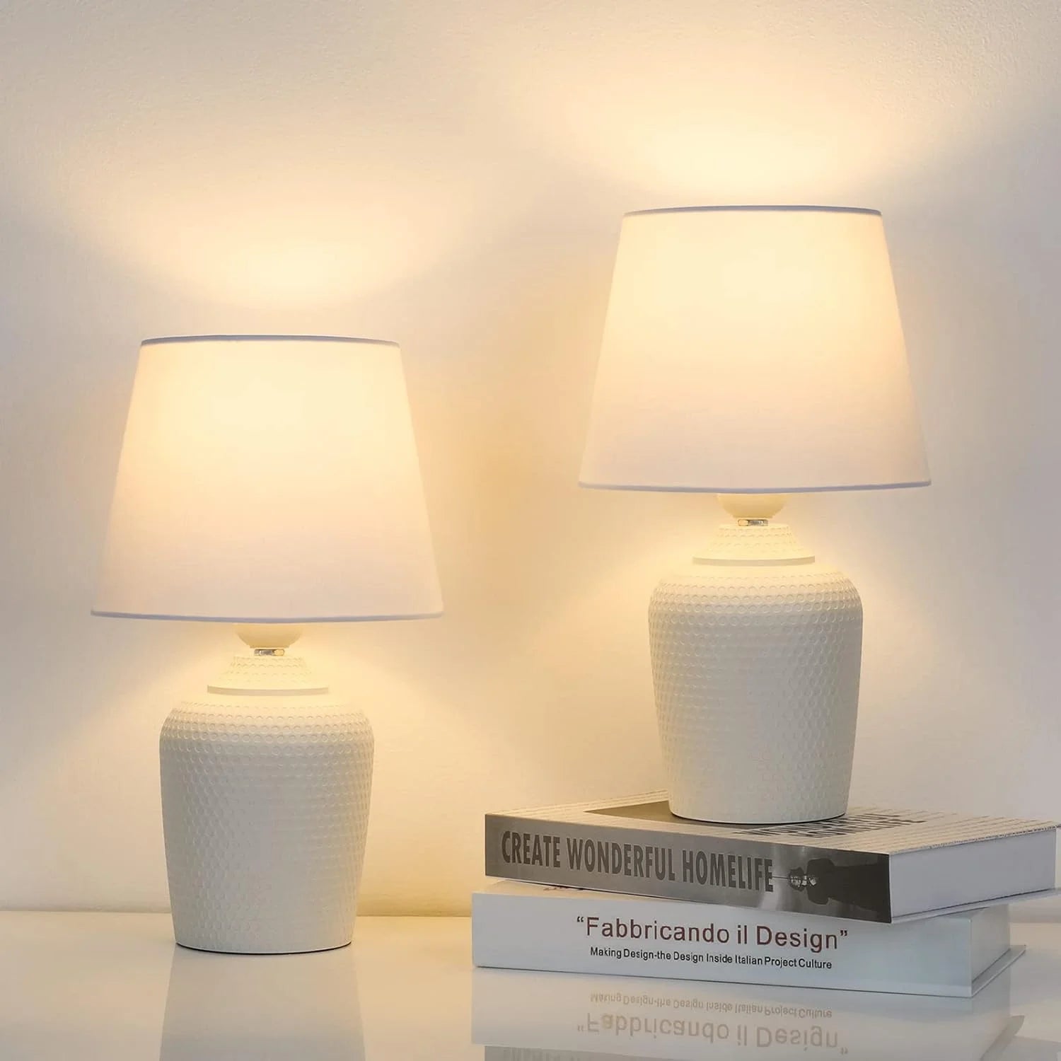 Discount Small 11.8” Table Lamps Set of 2 - Image 5