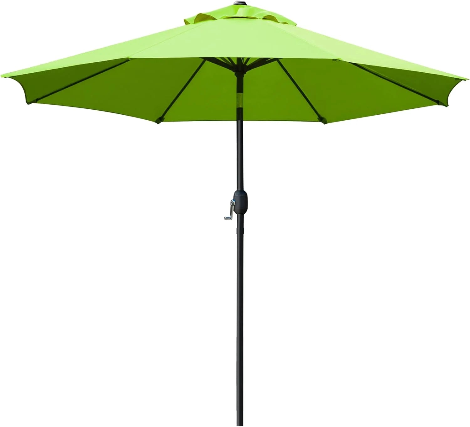 Discount Sunnyglade 9" Patio Umbrella Outdoor Table Umbrella with 8 Ribs Tan - Image 10