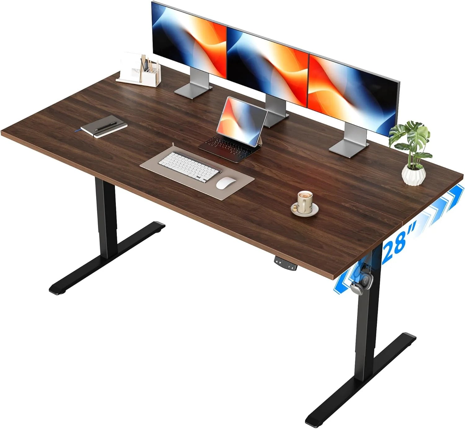 Lumi Discount Electric Standing Desk, 48 x 24 Inches Height Adjustable Desk - Image 43