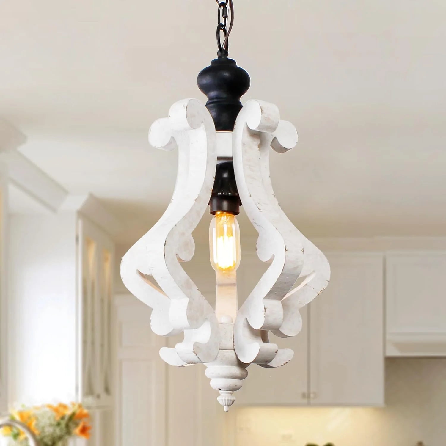 Discount Wood Chandelier Light Fixture - Image 2
