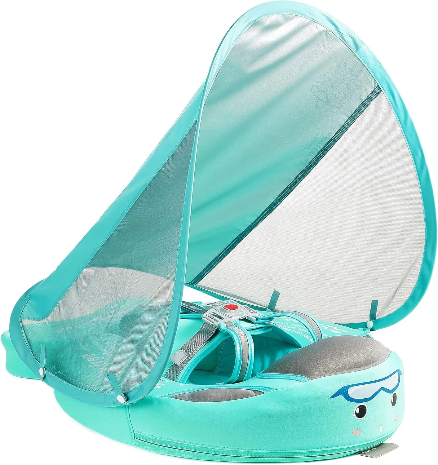 Lumi Discount Mambobaby Float Self-Inflating Baby Pool Floats Hammock with Canopy, Compressible Folding Baby Floating Bed - Image 13
