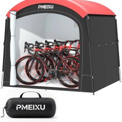 Lumi Discount Bike Tent with Rain Cover, Portable Storage Shed for 2-3 Bikes