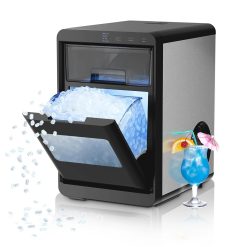 Lumi Discount Ice Maker Machine, 8 Ice Cubes in 6 mins, 26lb/Day Ice with 2 Sizes- Portable Mini