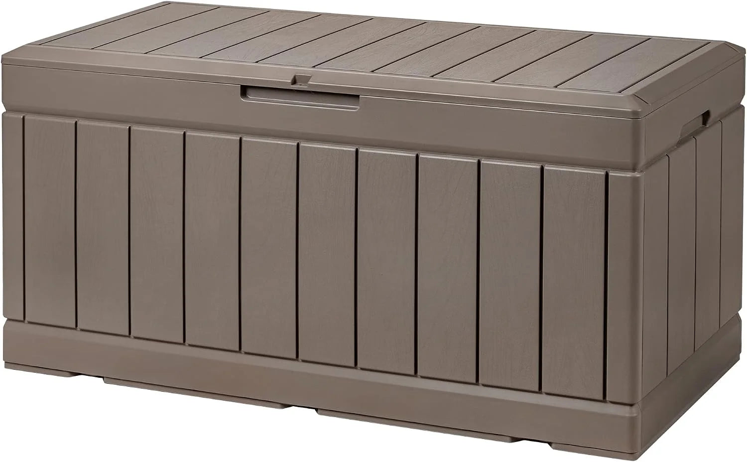 Discount Devoko 100 Gallon Waterproof Resin Deck Box, Large Outdoor Storage Box