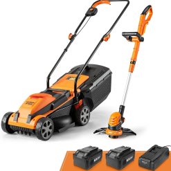 Lumi Discount MEB1114K Electric Corded Lawn Mower 15-Inch 11AMP " For Lawn Care