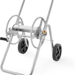 Lumi Discount Hose Reel Cart, Hold Up to 250 ft of 5/8鈥欌€?Hose, Garden Water Hose Carts Mobile Tools with 4 Wheels