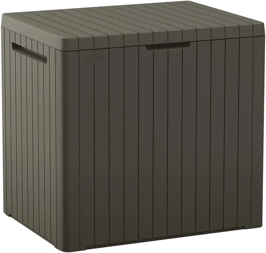 Discount Keter City 30 Gal Outdoor Storage Box and Patio Side Table - Image 3