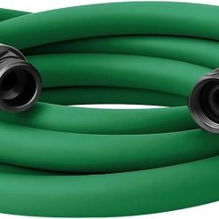 Lumi Discount Garden Hose 5/8 in. x 100 ft., Lightweight All-Weather Water Hose, Durable and Flexible, Leak-Free Connections