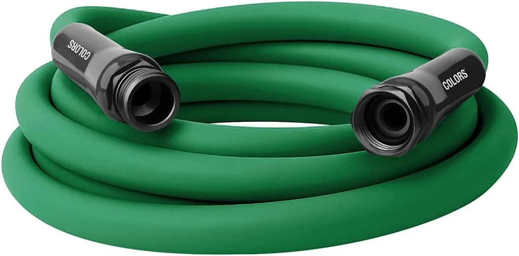 Lumi Discount Garden Hose 5/8 in. x 100 ft., Lightweight All-Weather Water Hose, Durable and Flexible, Leak-Free Connections
