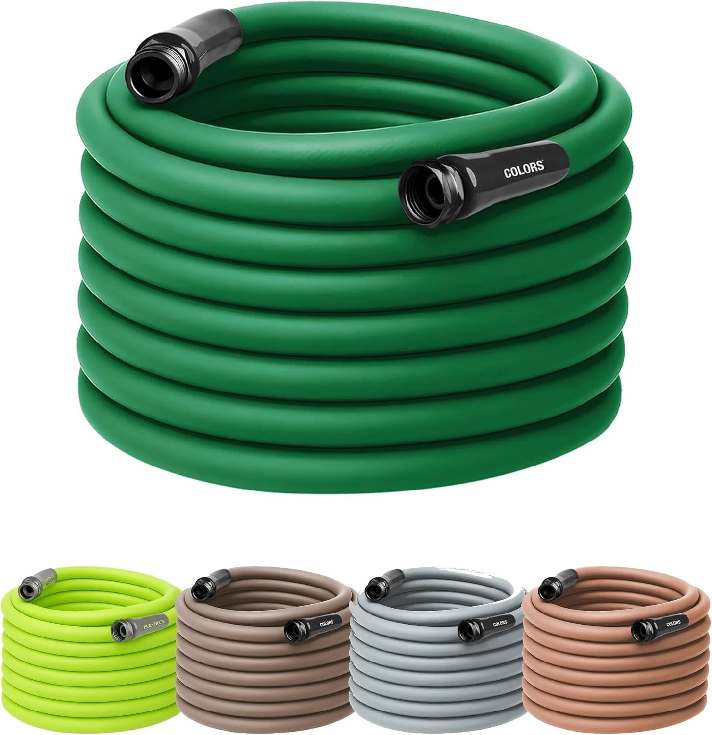 Lumi Discount Garden Hose 5/8 in. x 100 ft., Lightweight All-Weather Water Hose, Durable and Flexible, Leak-Free Connections - Image 57