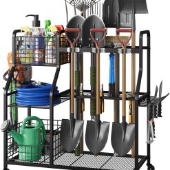 Alternative view of Lumi Discount Garden Tool Organizer with Large Hooks, Garage Storage Rack " For Garage Organization
