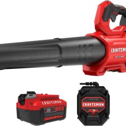 Alternative view of Lumi Discount Leaf Blower Cordless with Battery and Charger V20 RP, Up to 110 MPH Power, Handheld Electric Leaf Blower