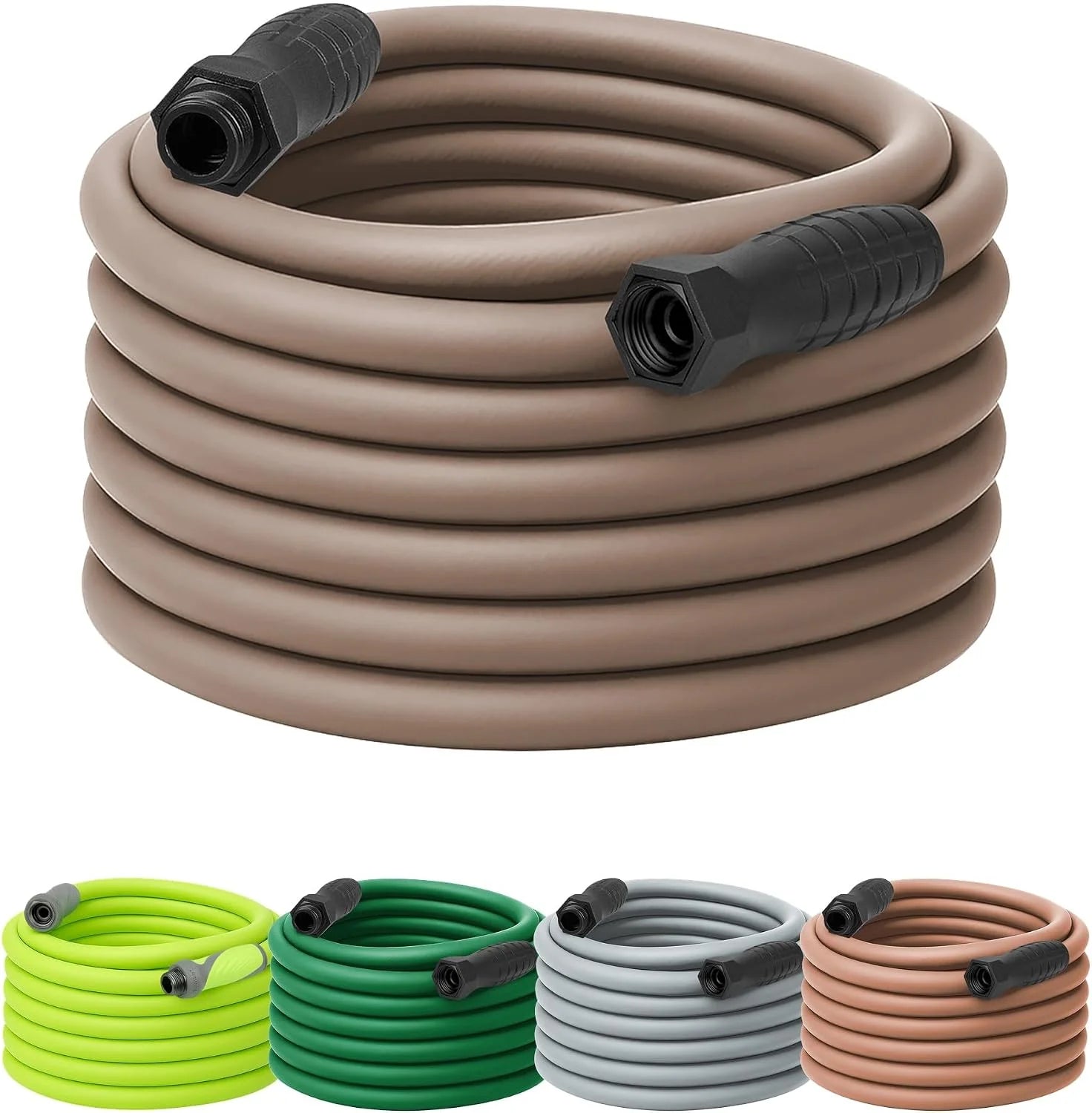 Lumi Discount Garden Hose 5/8 in. x 100 ft., Lightweight All-Weather Water Hose, Durable and Flexible, Leak-Free Connections - Image 45