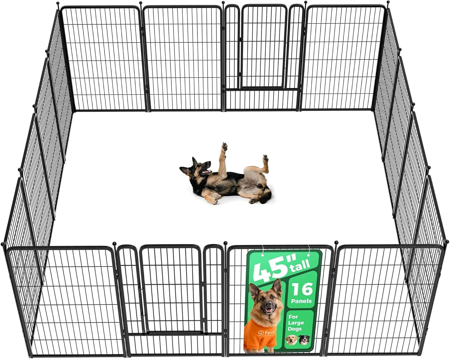 Discount Rollick Dog Playpen, Indoor, 24 H, 8 Panels - Image 78