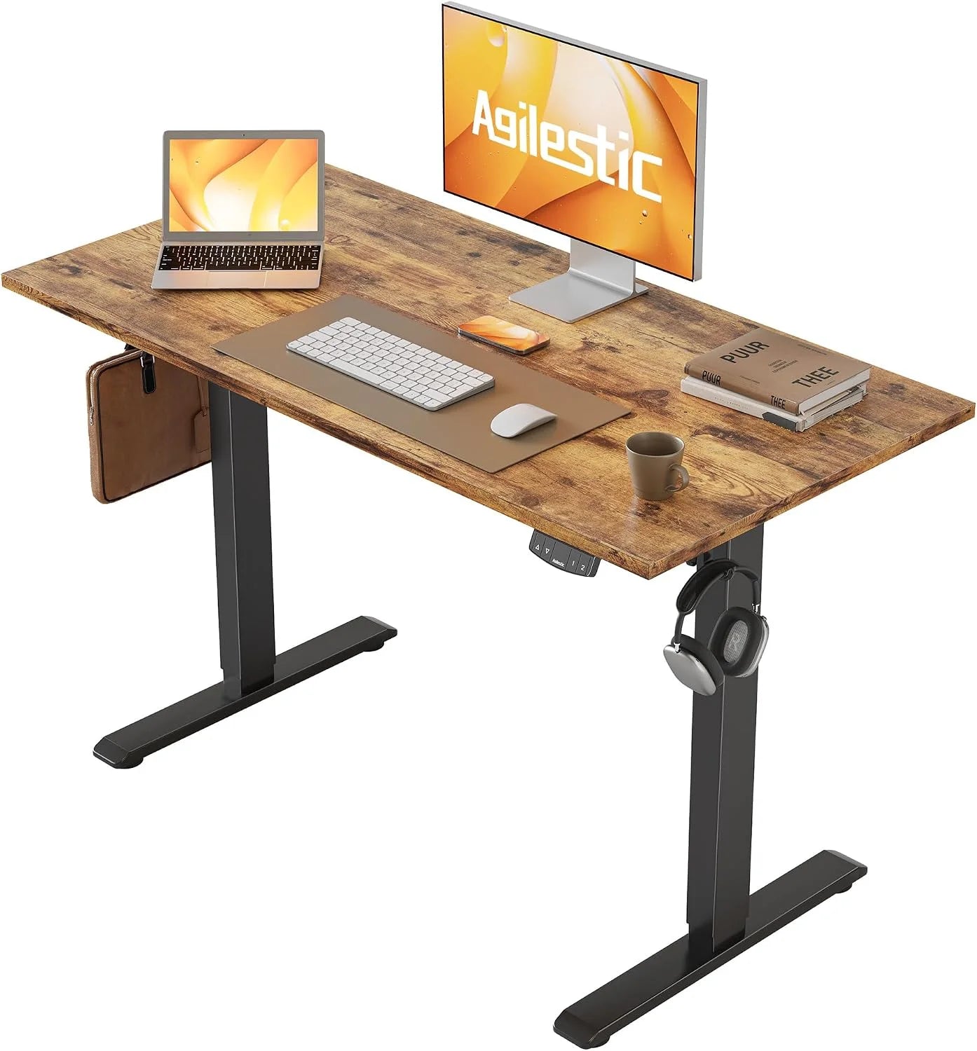 Lumi Discount Electric Standing Desk, 48 x 24 Inches Height Adjustable Desk - Image 11