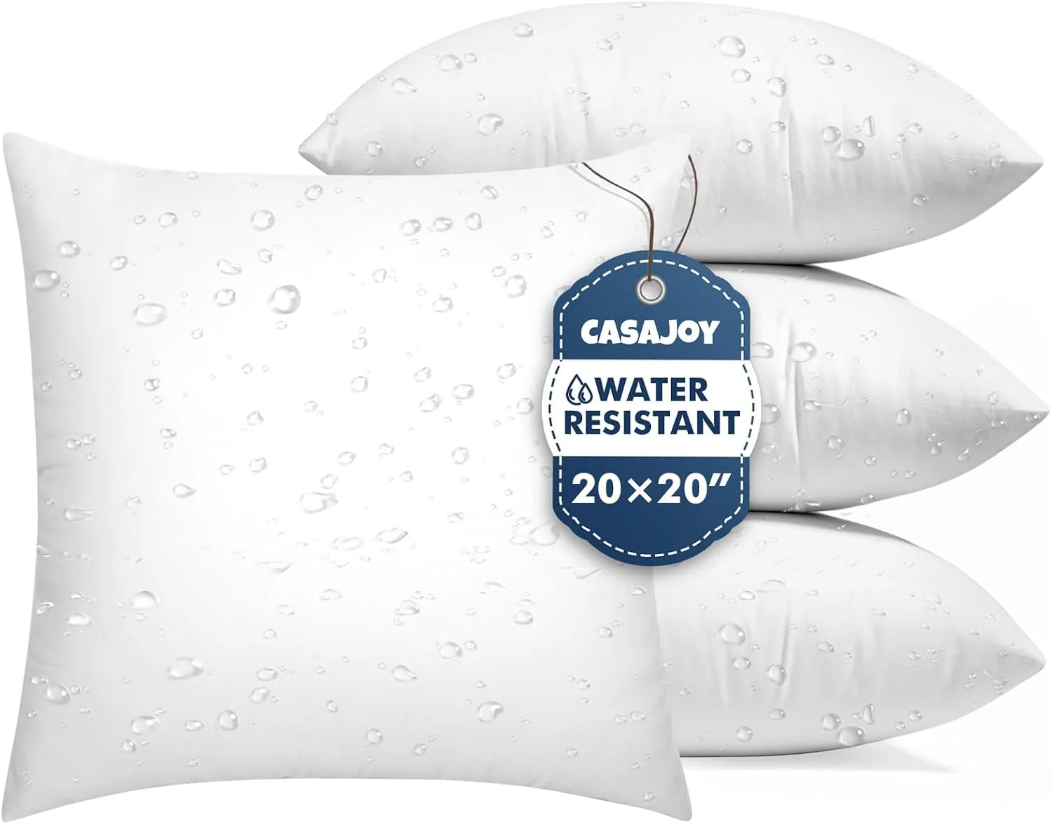 Lumi Discount CASAJOY Set of 2 12×20 Outdoor Pillows,Water Resistant Lumbar Pillow Insert - Image 3