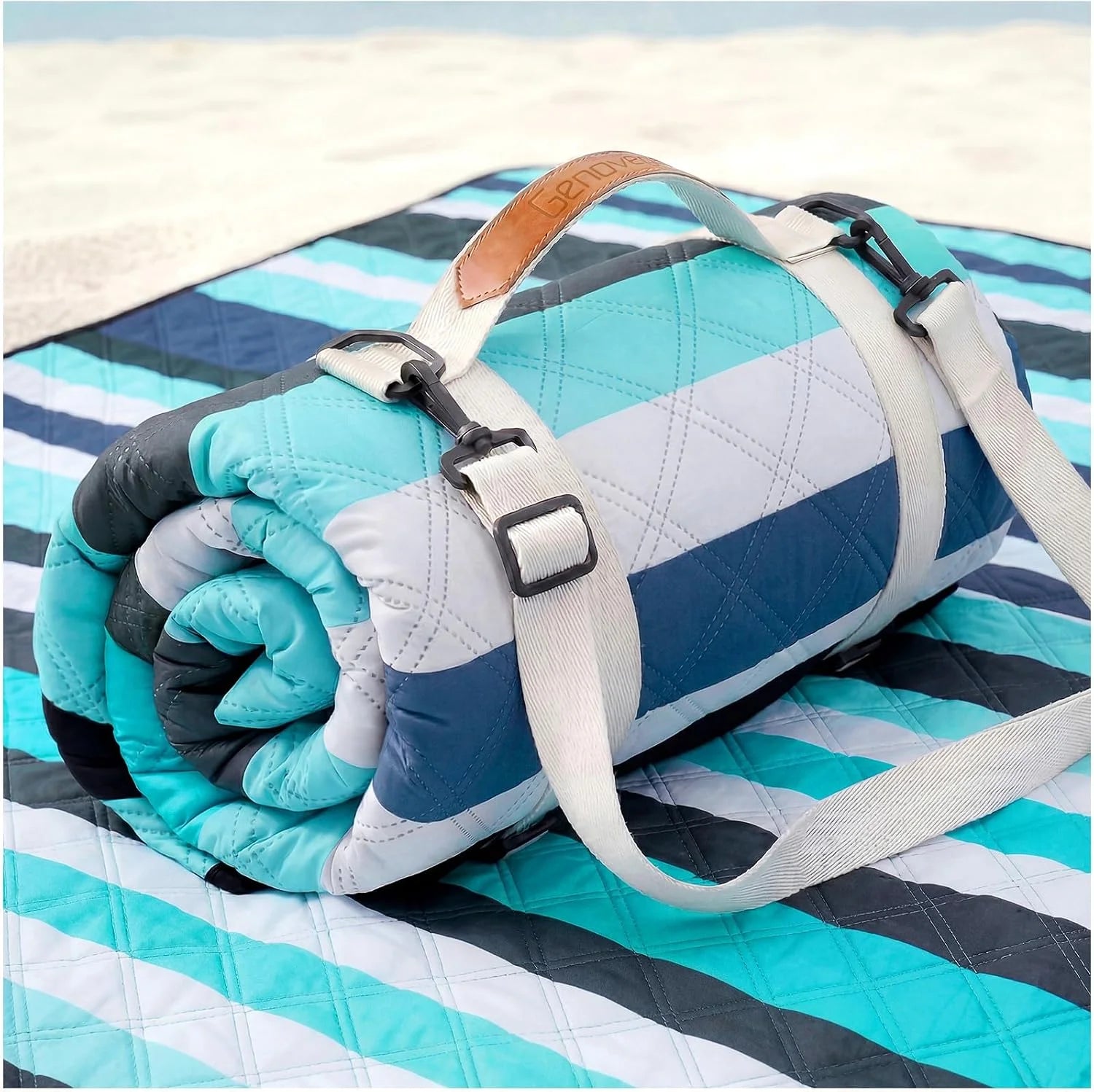 Discount Waterproof Picnic Blanket Beach Outdoor Camping Mat Rug Extra Large Foldable Cute Big Travel Essential Accessories Gift Park Patio Lawn - Image 2