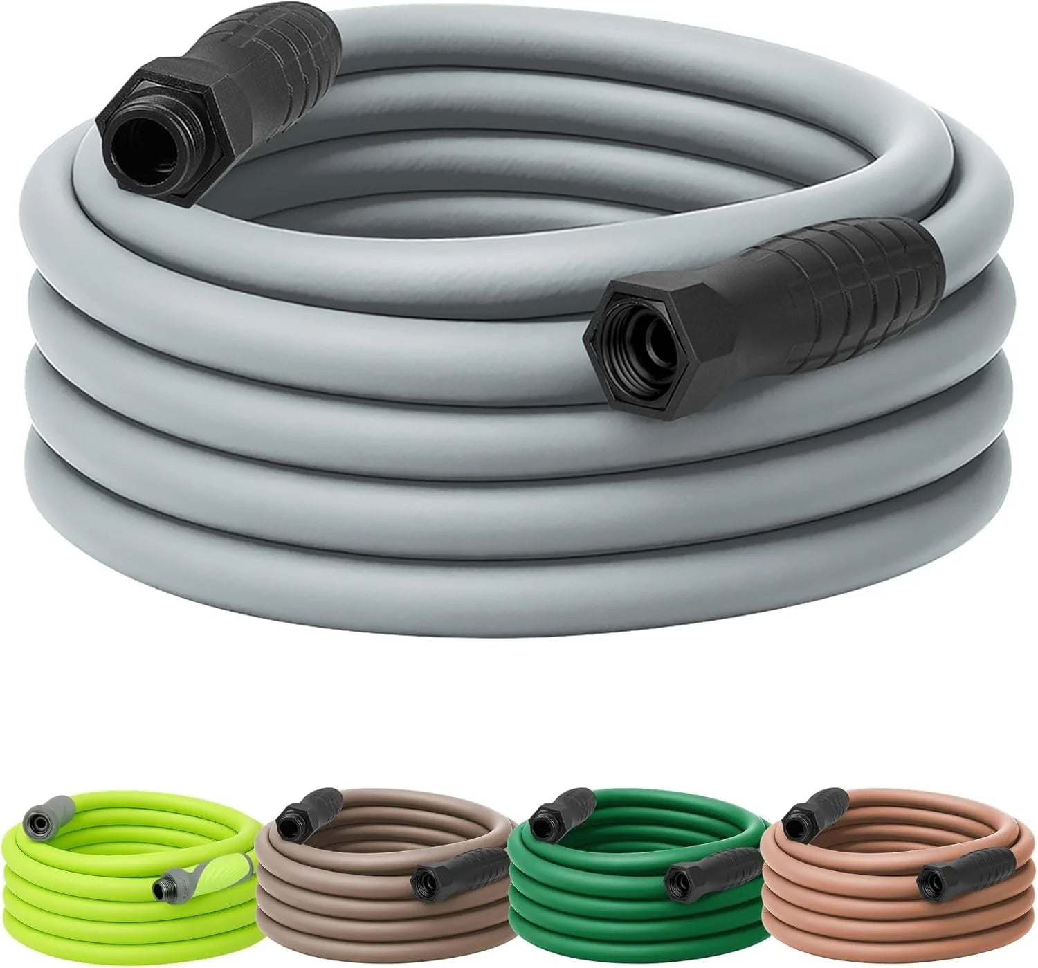 Lumi Discount Garden Hose 5/8 in. x 100 ft., Lightweight All-Weather Water Hose, Durable and Flexible, Leak-Free Connections - Image 59
