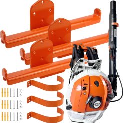 Alternative view of Discount Backpack Blower Rack with Tube Hook, 1 Pack Backpack Blower Wall Mount