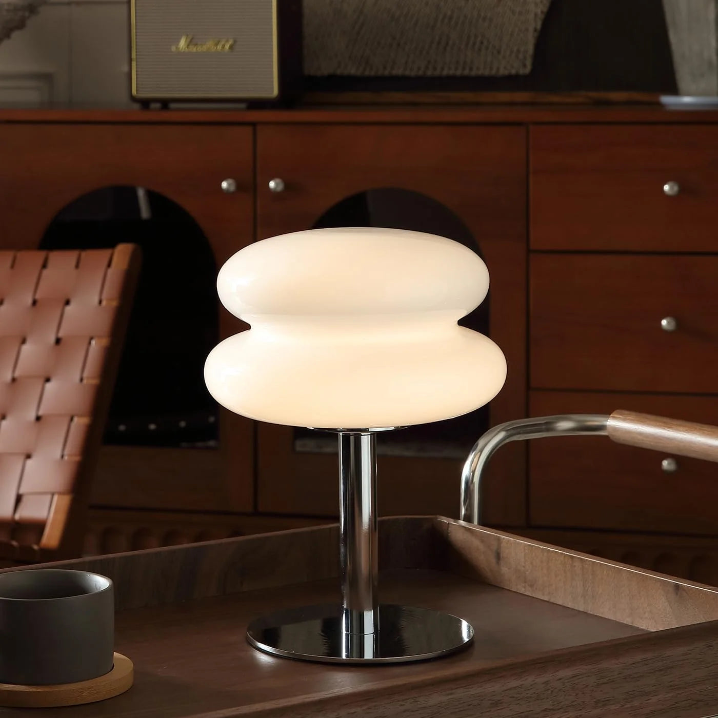Discount Mushroom Lamp Table Lamp for Night Stands, Dimmable, Mid Century Modern Desk Lamps for Bedroom - Image 5