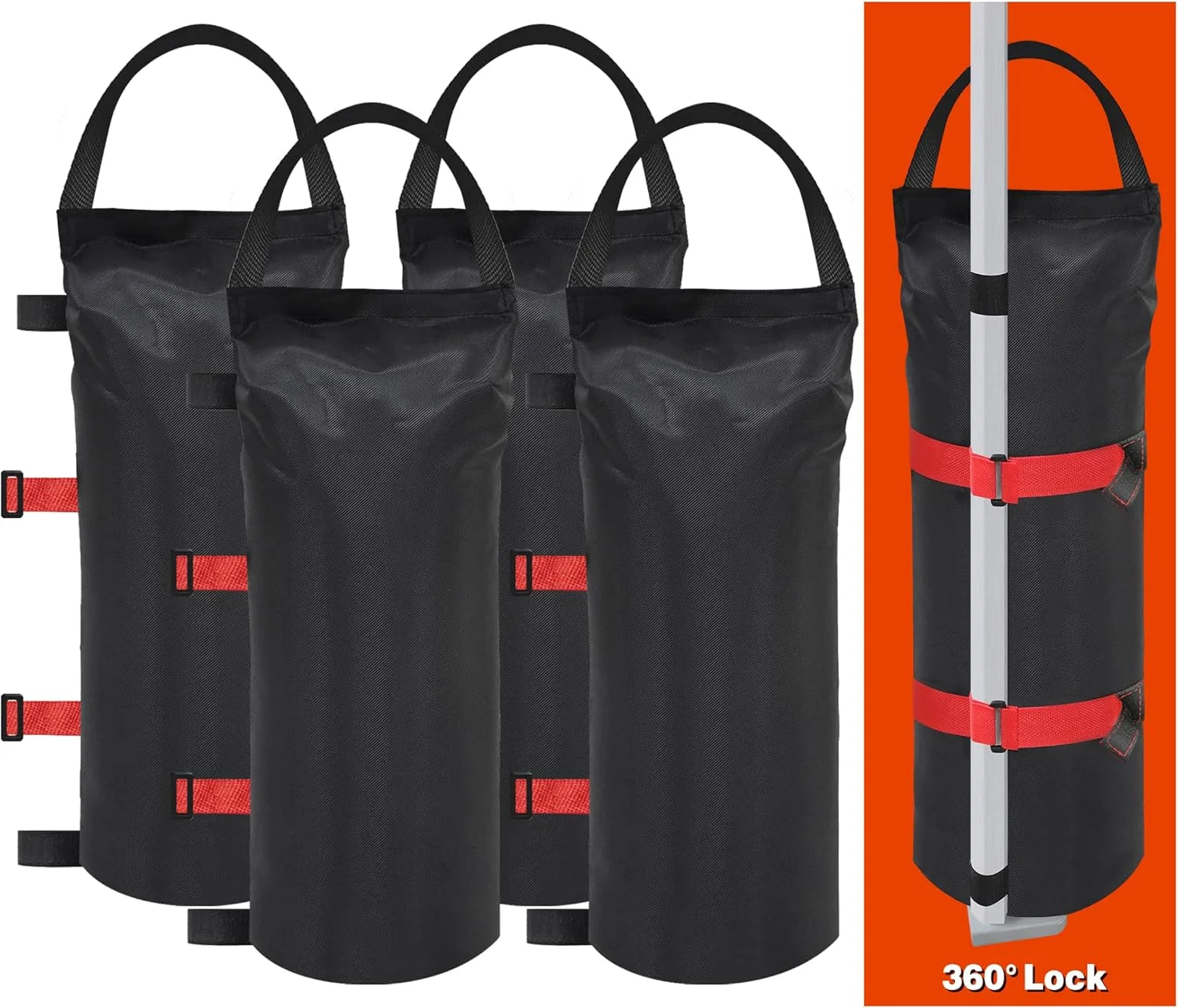 Discount USA 125LBS 4-Pack Universal Canopy Weights, Secure Wind Protection to Prevent Tipping - Image 2