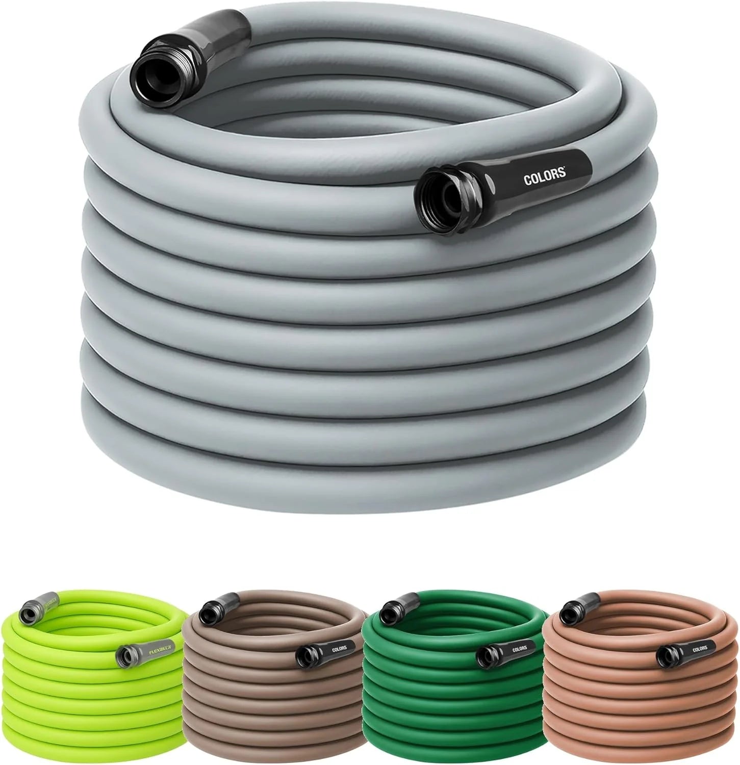Lumi Discount Garden Hose 5/8 in. x 100 ft., Lightweight All-Weather Water Hose, Durable and Flexible, Leak-Free Connections - Image 14