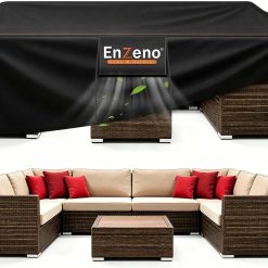 Lumi Discount Enzeno Patio Furniture Cover Outdoor Waterproof 90 L x 65 W x 28 H