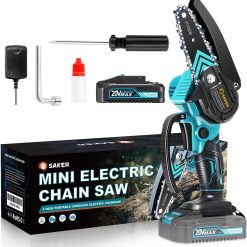 Lumi Discount Mini Chainsaw Cordless, Portable Electric Chain Saw