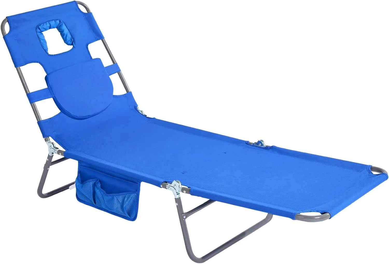 Lumi Discount Lay Flat Tanning Chair, Face Down Lounger, 5-Position Reclining, Heavy-Duty 300 lb Capacity - Image 7