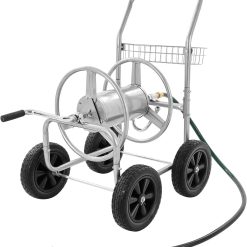 Alternative view of Lumi Discount Hose Reel Cart, Hold Up to 250 ft of 5/8鈥欌€?Hose, Garden Water Hose Carts Mobile Tools with 4 Wheels