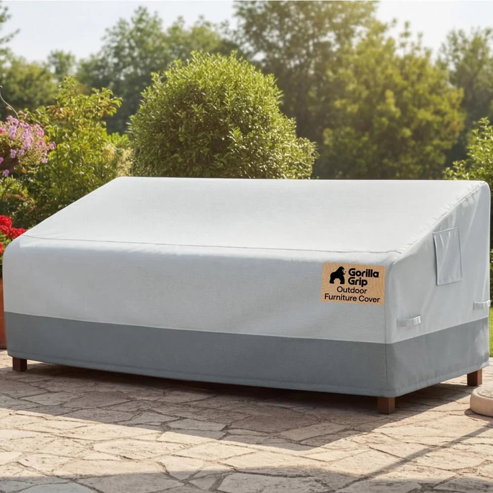Lumi Discount GORILLA GRIP Waterproof Outdoor Patio Sofa Cover, 3 Seater 80 Inch - Image 7