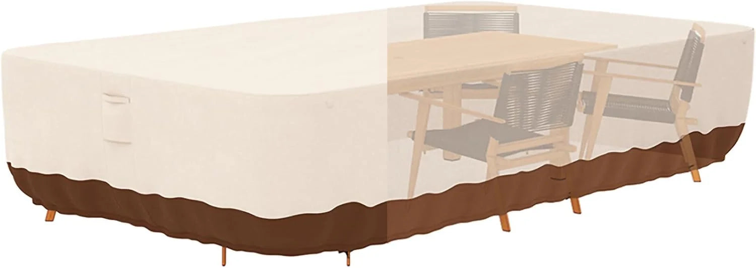 Discount Tuyeho 124x84 Heavy Duty 900D Outdoor Patio Furniture Set Cover Waterproof - Image 2