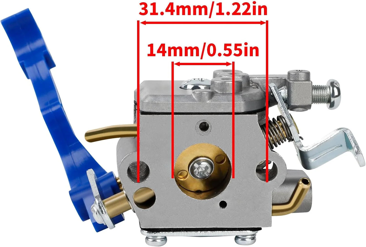 Lumi Discount Carburetor for Husqvarna 125B Blower 125BX 125BVX 590460102 545081811 Handheld Leaf Blower with 125B Tune UP Kit 545109601 Airbox - Image 2