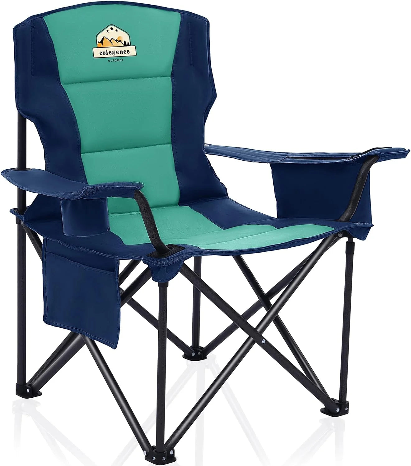 Discount Oversized Heavy Duty Camping Chairs 2 Pack, 450 LBS Support Extra Wide Folding Portable Outdoor Chair - Image 11