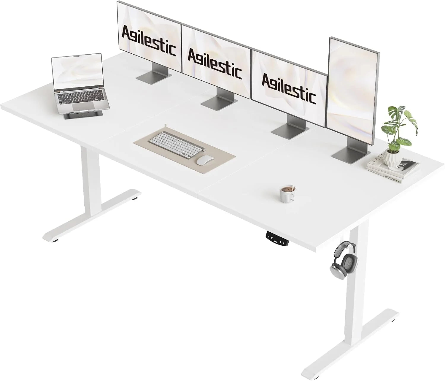 Lumi Discount Electric Standing Desk, 48 x 24 Inches Height Adjustable Desk - Image 42