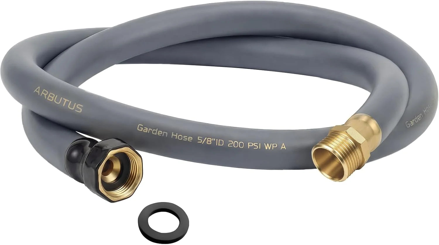Lumi Discount Garden Hose 5/8 x 100ft, Brass Rubber Heavy Duty Water Hose 600 PSI Burst Pressure - Image 6