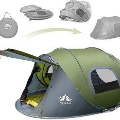 Alternative view of Lumi Discount Cat Pop-up Camping Tent: 2 Person Tent Waterproof Instant Easy Setup Family Tent