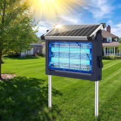 Discount Solar Bug Zapper Outdoor, 4500V Mosquito Zapper Fly Trap for Patio, 10W Solar Panel, IPX5 Waterproof