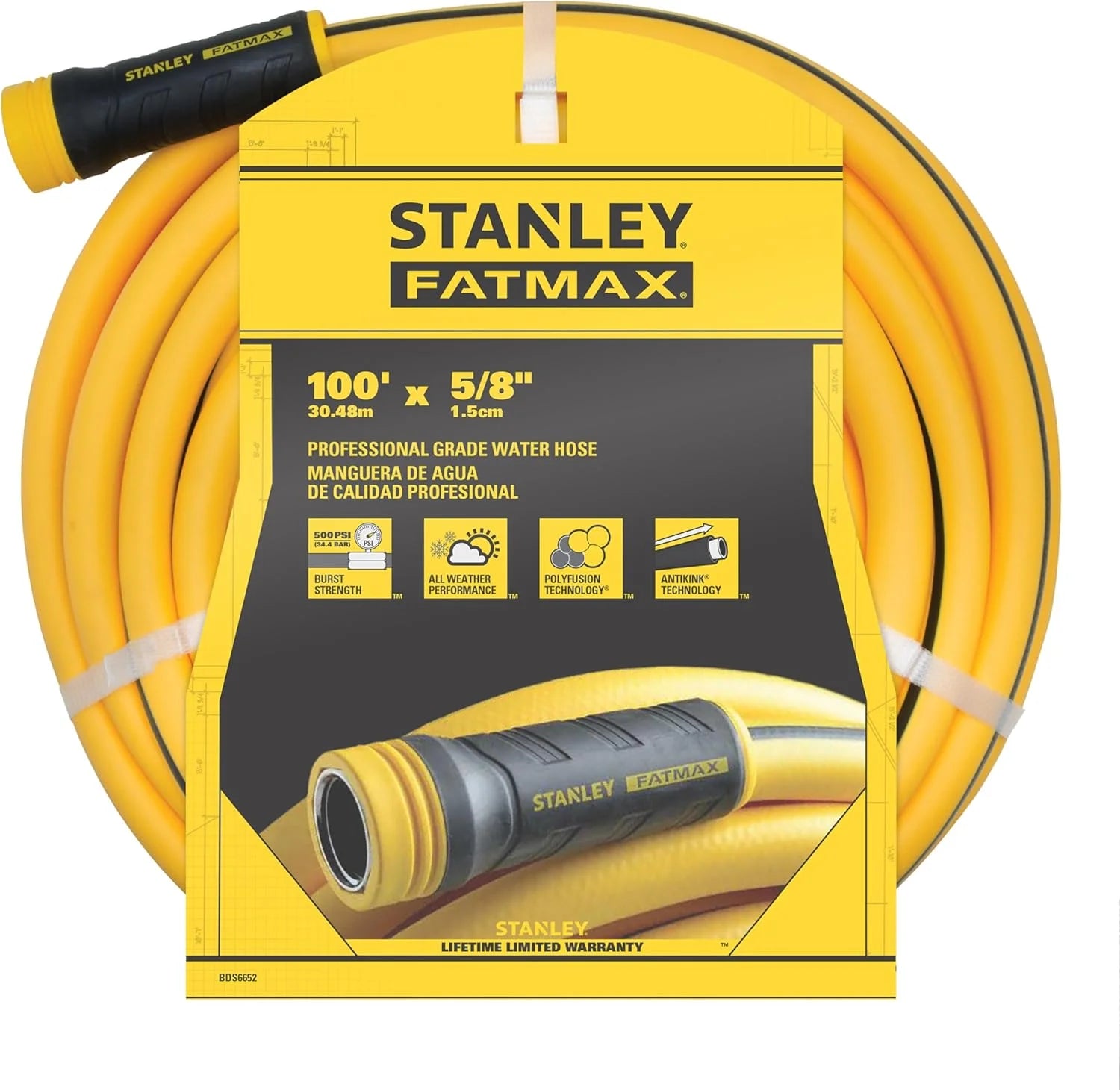 Lumi Discount BDS6651 Fatmax Professional Grade Water Hose, 75′ x 5/8 - Image 2
