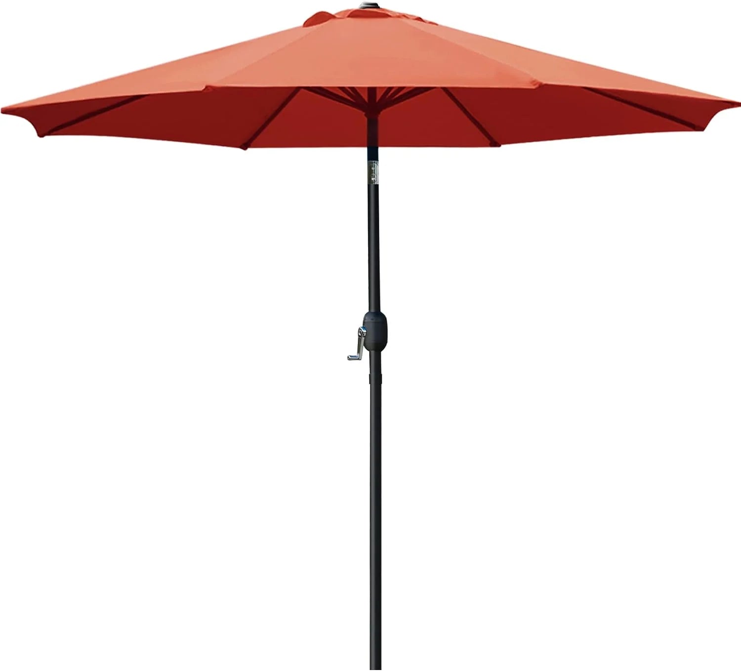 Discount Sunnyglade 9" Patio Umbrella Outdoor Table Umbrella with 8 Ribs Tan - Image 5