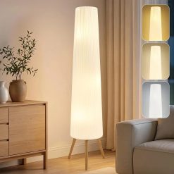 Alternative view of Discount 60 Inch Wood Floor Lamp, Bulb Included