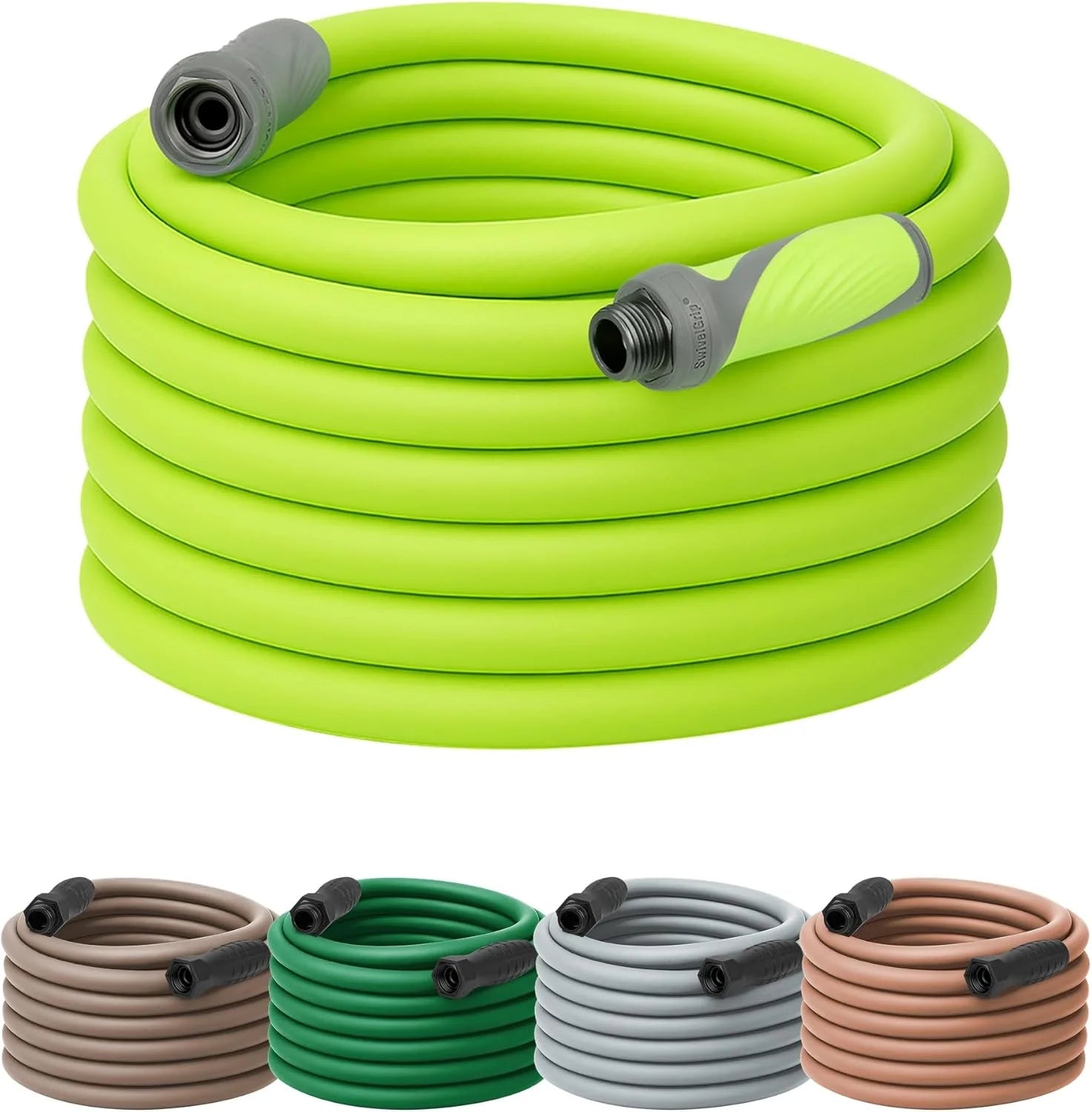 Lumi Discount Garden Hose 5/8 in. x 100 ft., Lightweight All-Weather Water Hose, Durable and Flexible, Leak-Free Connections - Image 54
